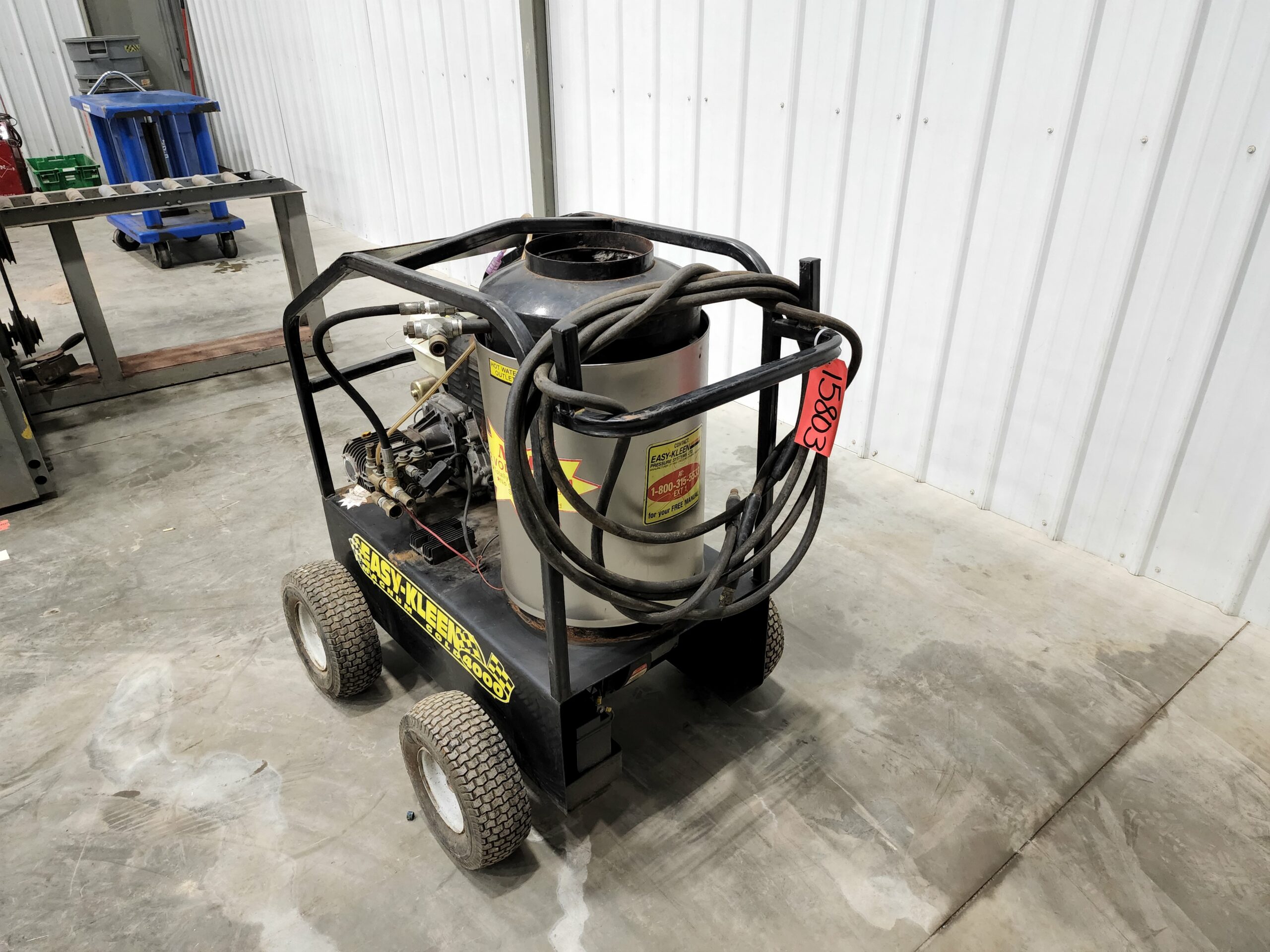 Essy Kleen #RB5050HR, gas heated pressure washer, 15 HP, 4000 psi, #15803  for Sale