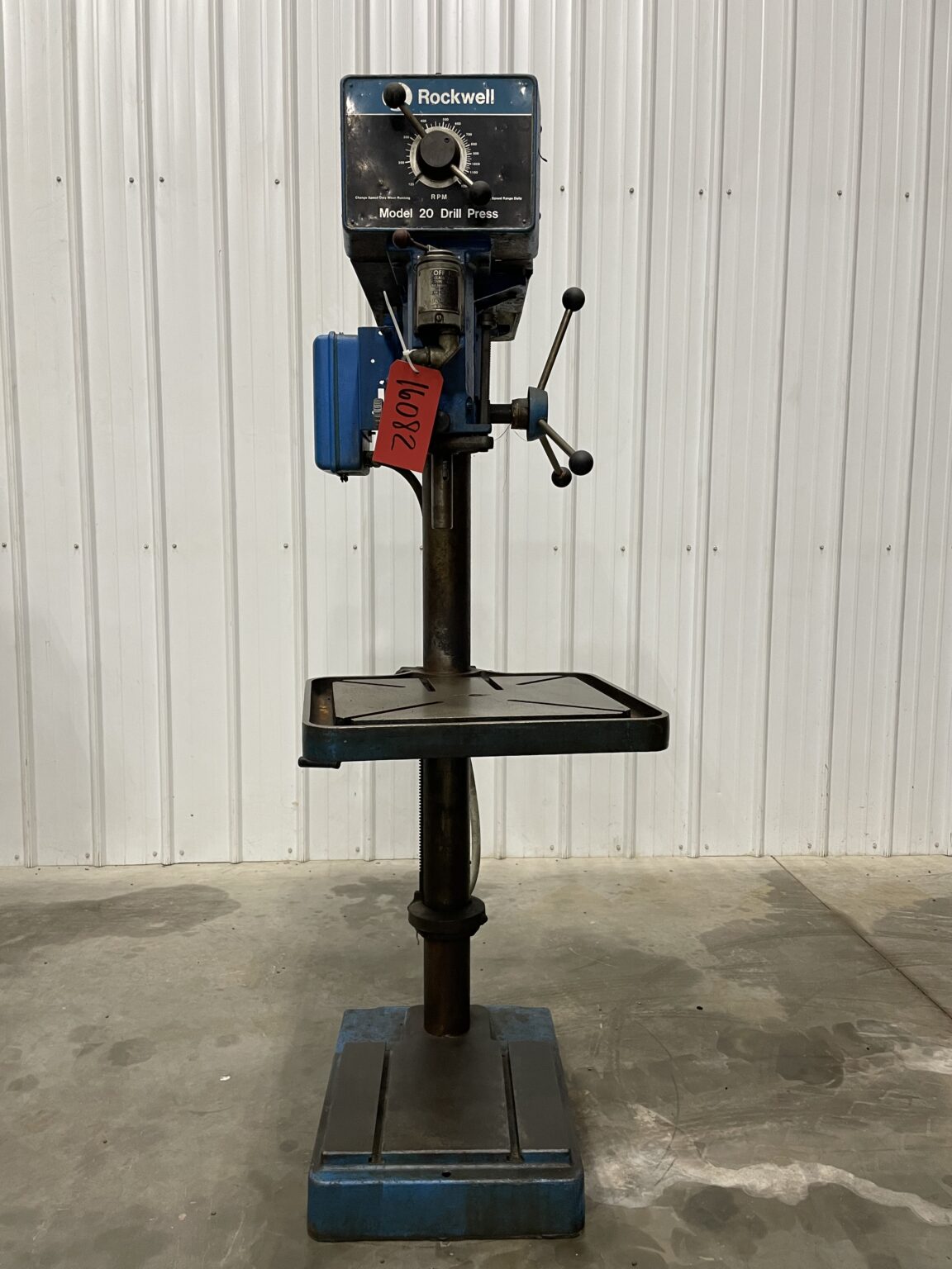 Rockwell Delta 20” Drill Press Model 70 6x0 Vander Ziel Machinery Sales 5170